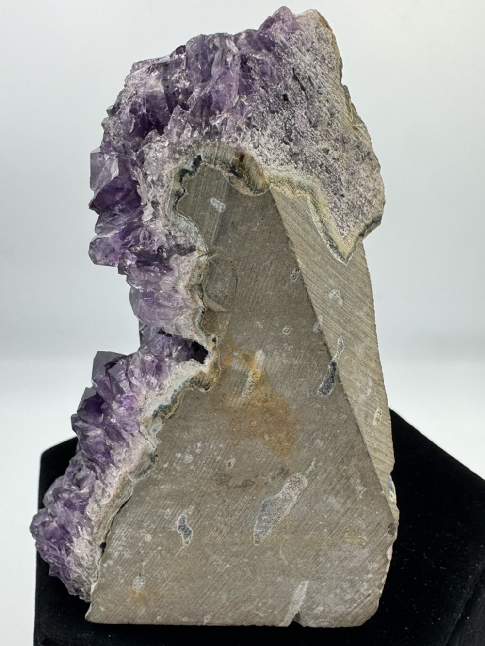 Natural Amethyst Crystal Geode Cluster - Deep Purple (Brazil) - Picture 4 of 6